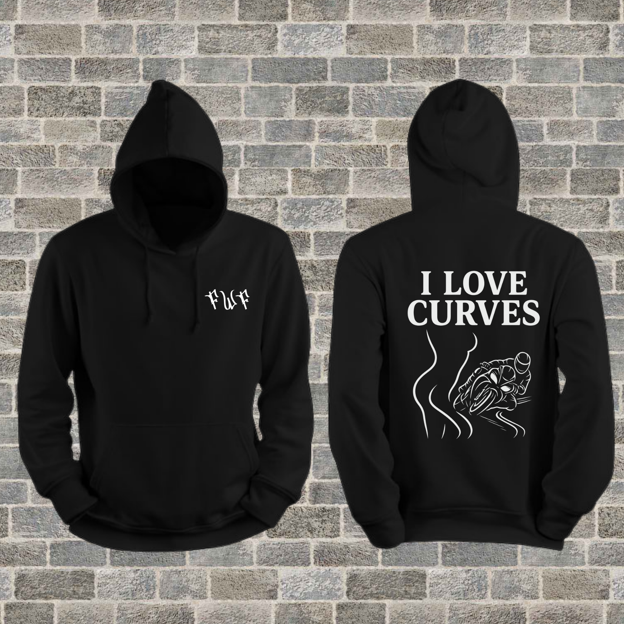 "I Love Curves" Hoodie