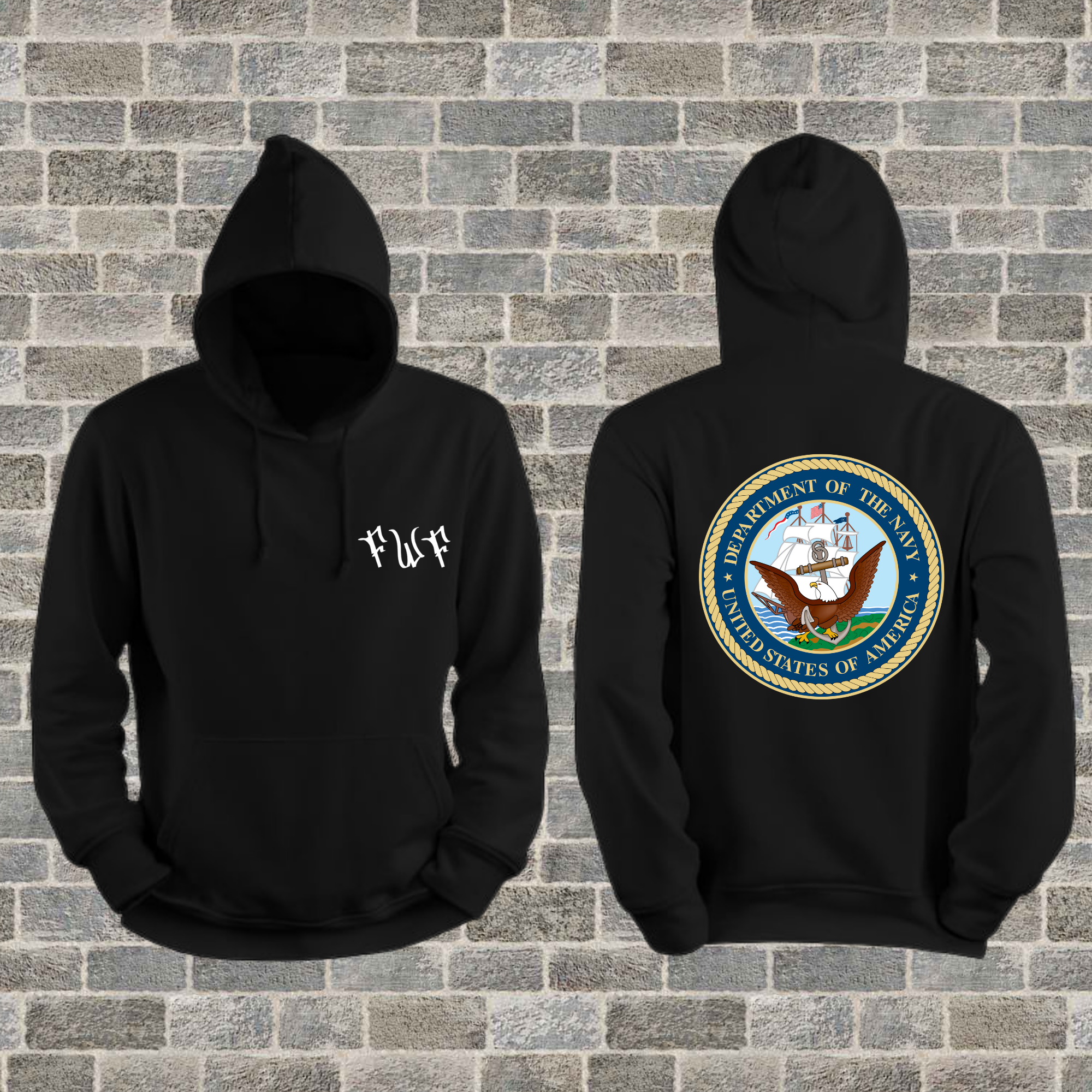 "Navy" Hoodie