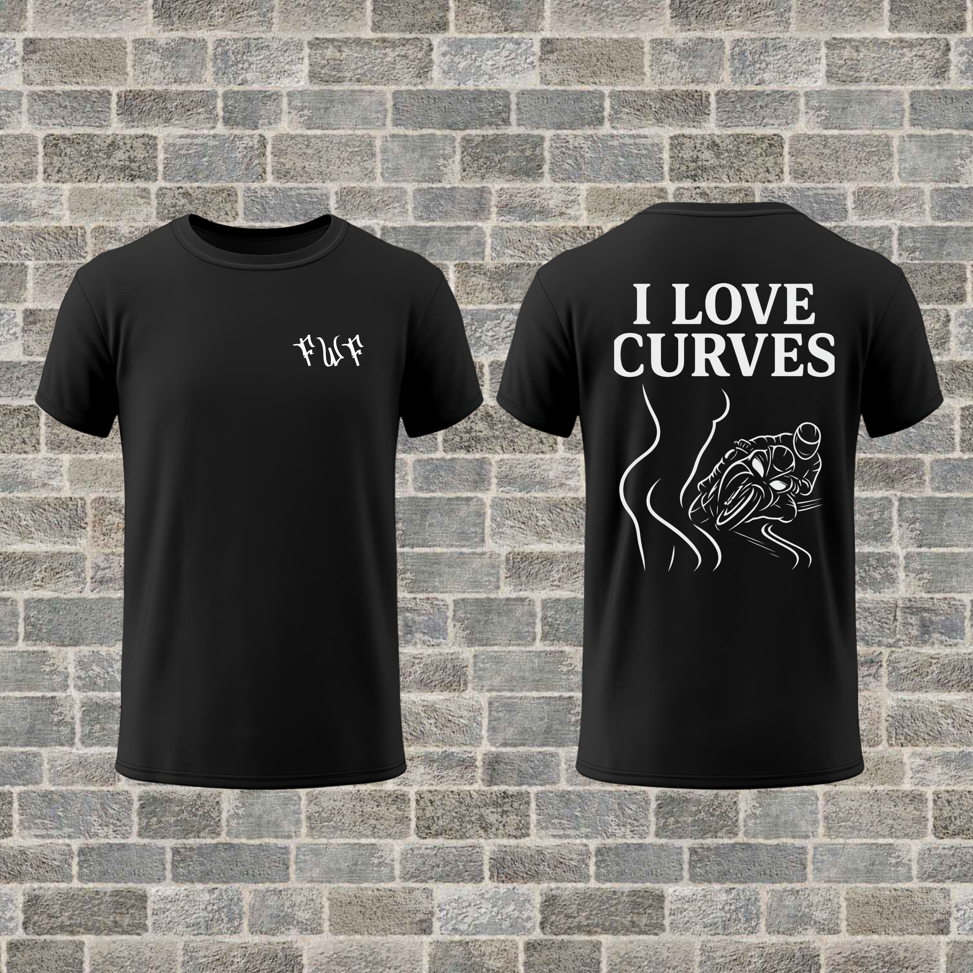 "I love Curves" T-Shirt