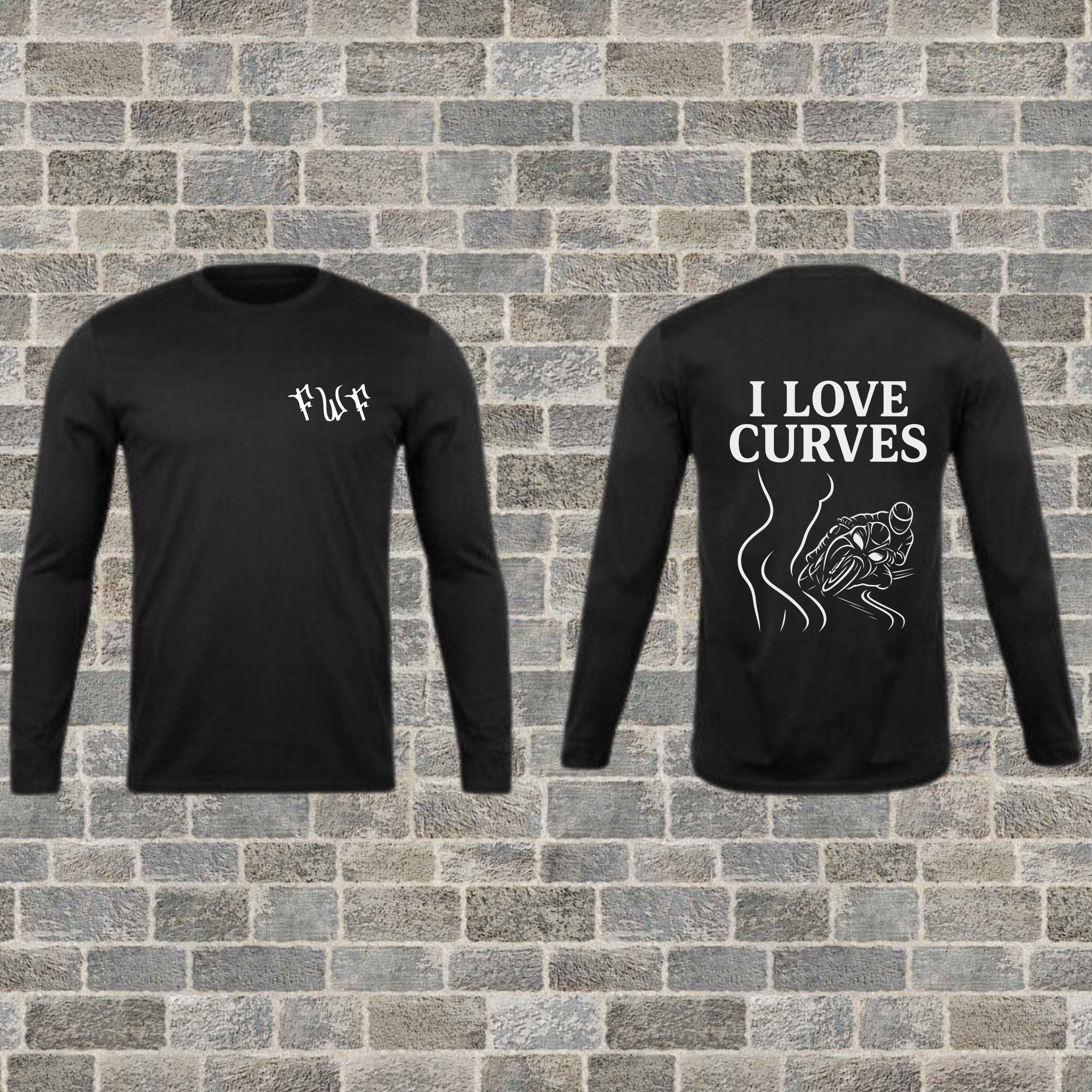 "I Love Curves" Long Sleeve