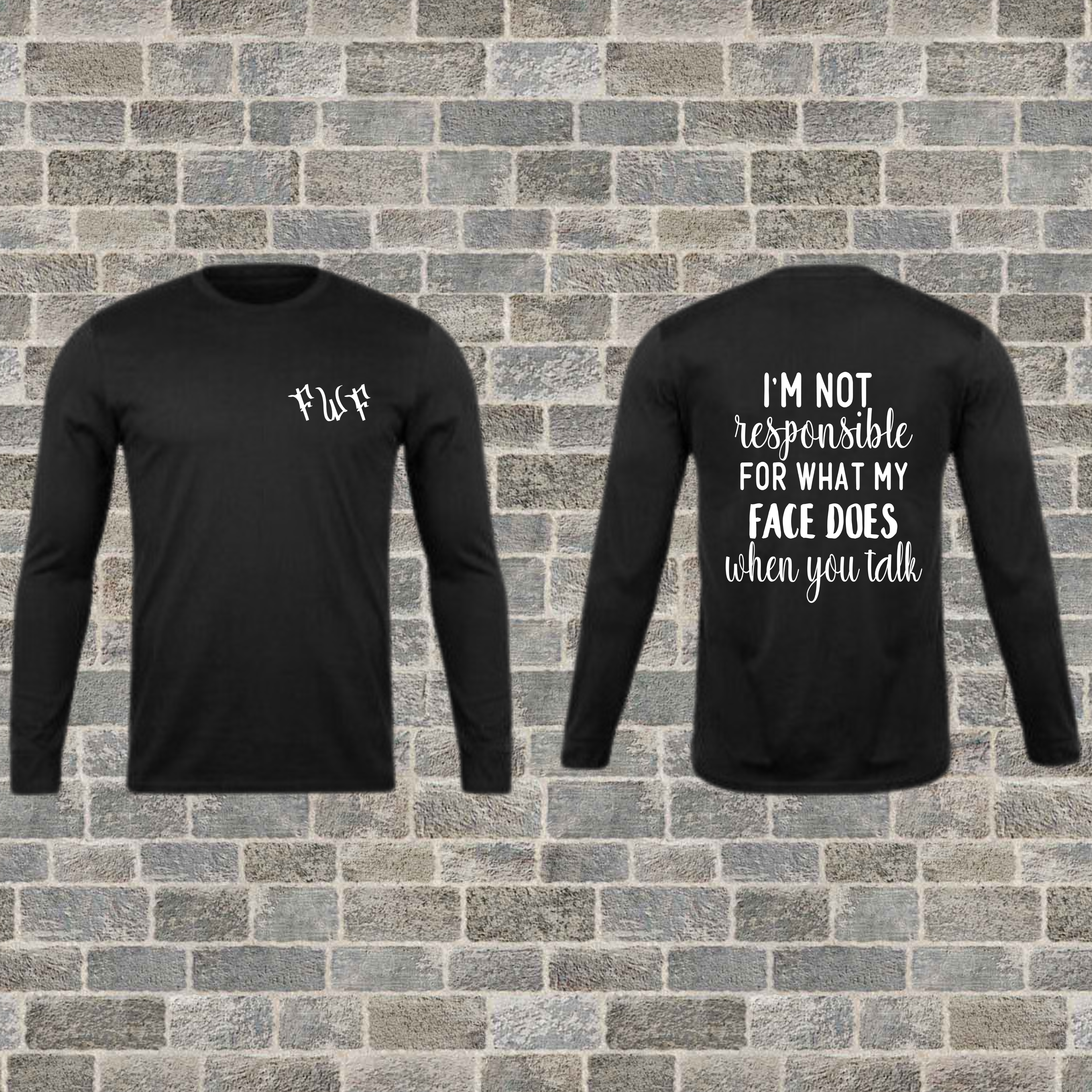 "Facial Expressions" Long Sleeve