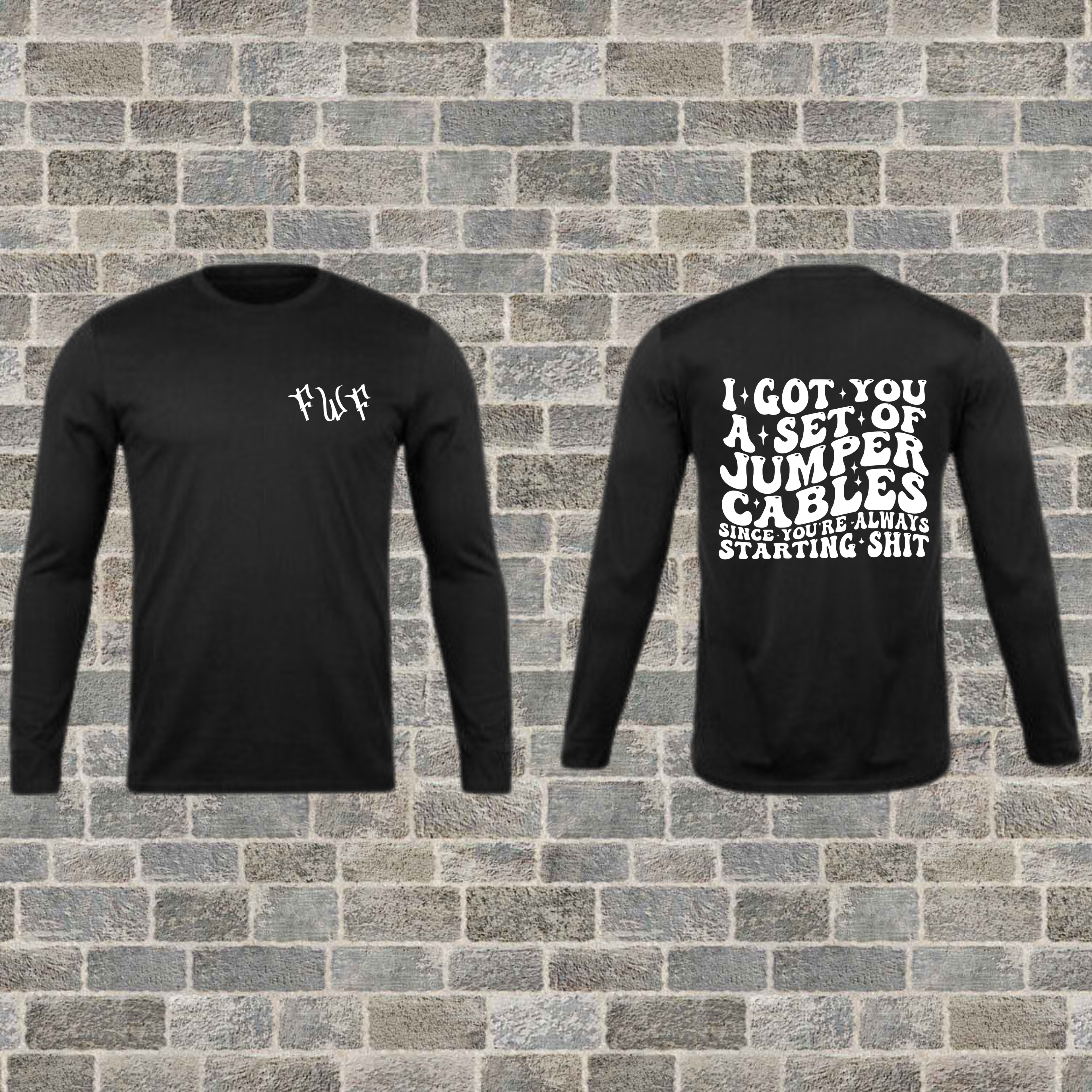 "Jumper Cables" Long Sleeve