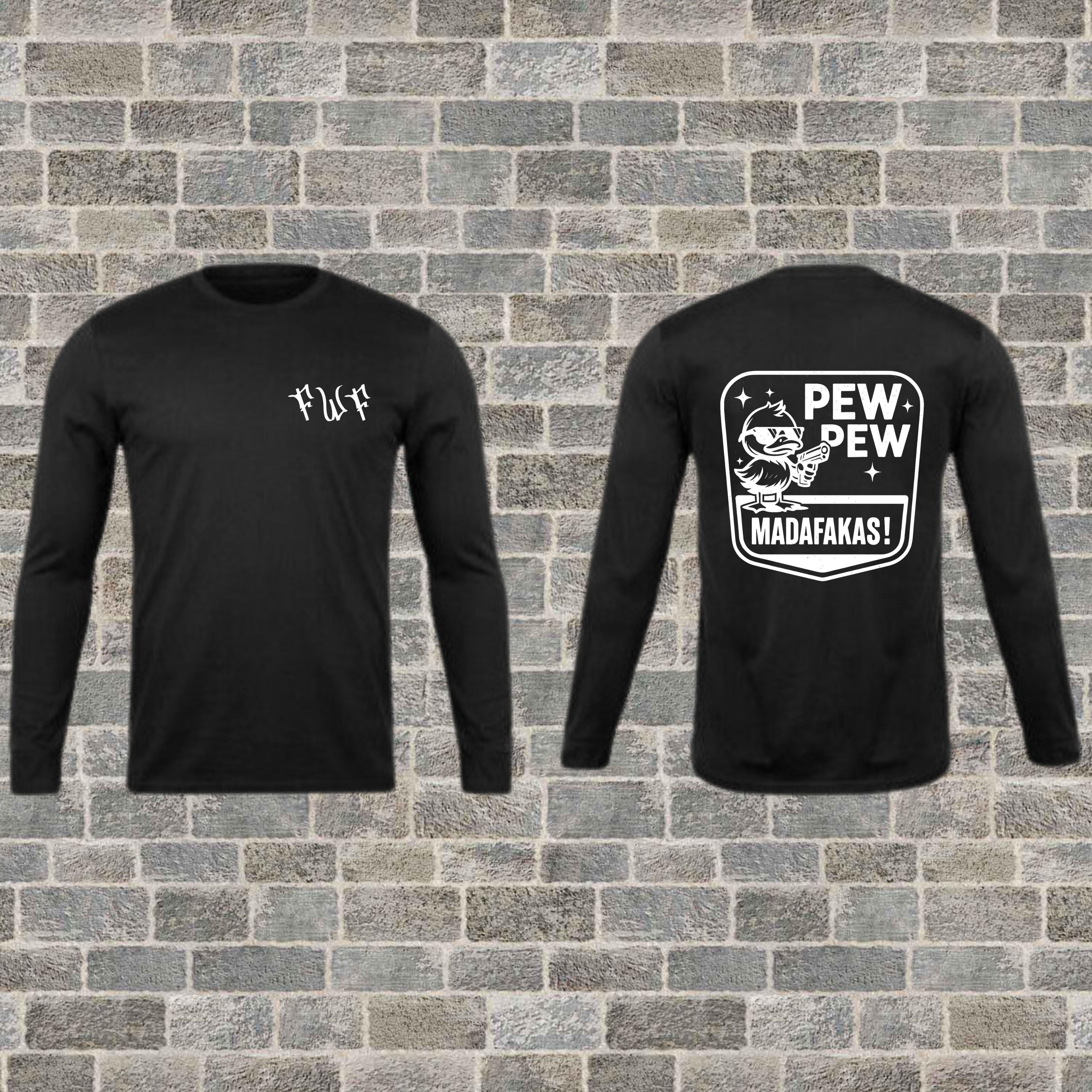 "PEW PEW" Long Sleeve